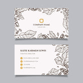 Plantable Realistic Floral Designer Business Cards - 250 Cards